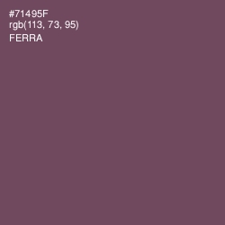 #71495F - Ferra Color Image