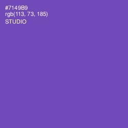 #7149B9 - Studio Color Image