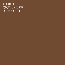 #714B31 - Old Copper Color Image