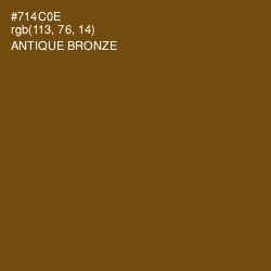 #714C0E - Antique Bronze Color Image