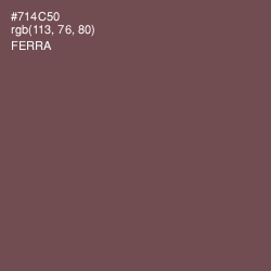 #714C50 - Ferra Color Image