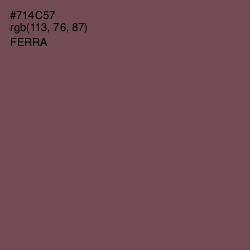 #714C57 - Ferra Color Image