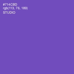 #714CBD - Studio Color Image