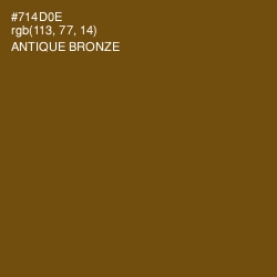 #714D0E - Antique Bronze Color Image