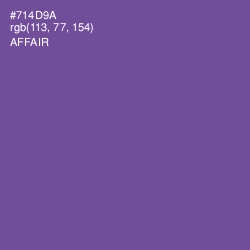 #714D9A - Affair Color Image