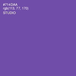 #714DAA - Studio Color Image