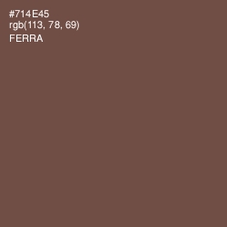 #714E45 - Ferra Color Image
