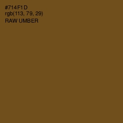 #714F1D - Raw Umber Color Image