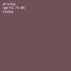 #714F58 - Ferra Color Image
