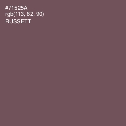 #71525A - Russett Color Image