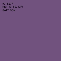 #71527F - Salt Box Color Image