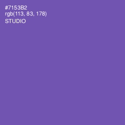 #7153B2 - Studio Color Image