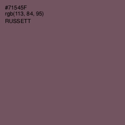 #71545F - Russett Color Image