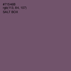 #71546B - Salt Box Color Image