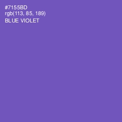 #7155BD - Blue Violet Color Image