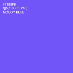 #7155F8 - Moody Blue Color Image