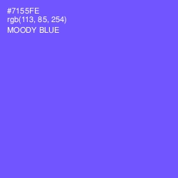 #7155FE - Moody Blue Color Image