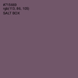 #715669 - Salt Box Color Image