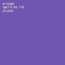 #7156B0 - Studio Color Image