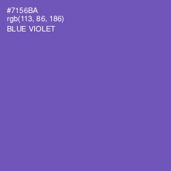 #7156BA - Blue Violet Color Image
