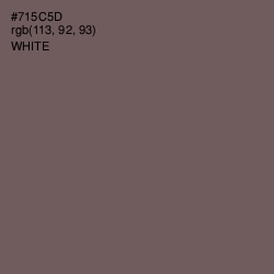 #715C5D - Russett Color Image