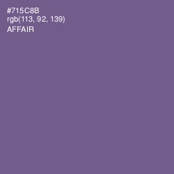 #715C8B - Affair Color Image