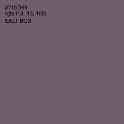 #715D69 - Salt Box Color Image