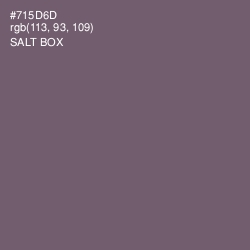 #715D6D - Salt Box Color Image
