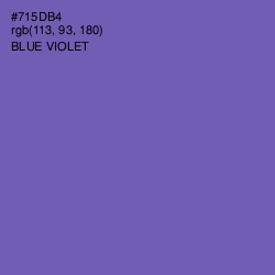 #715DB4 - Blue Violet Color Image