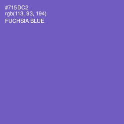 #715DC2 - Fuchsia Blue Color Image