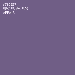 #715E87 - Affair Color Image