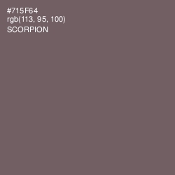 #715F64 - Scorpion Color Image