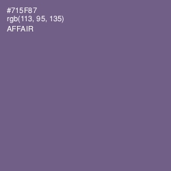 #715F87 - Affair Color Image