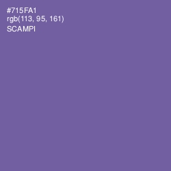 #715FA1 - Scampi Color Image