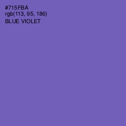 #715FBA - Blue Violet Color Image