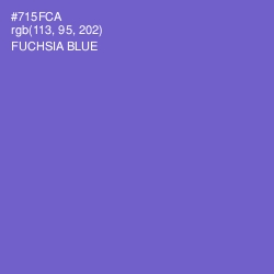 #715FCA - Fuchsia Blue Color Image