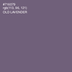 #716079 - Old Lavender Color Image