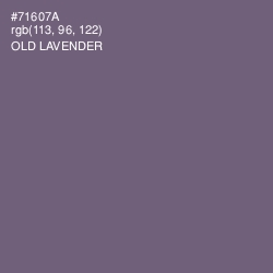 #71607A - Old Lavender Color Image