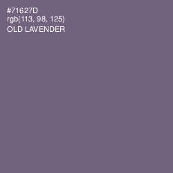 #71627D - Old Lavender Color Image