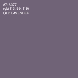 #716377 - Old Lavender Color Image