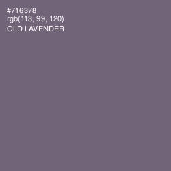 #716378 - Old Lavender Color Image