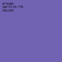 #7163B2 - Deluge Color Image