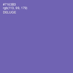 #7163B3 - Deluge Color Image