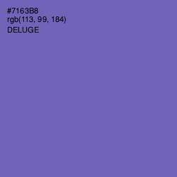 #7163B8 - Deluge Color Image