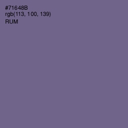 #71648B - Rum Color Image