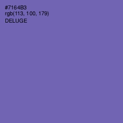 #7164B3 - Deluge Color Image