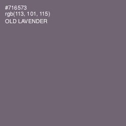 #716573 - Old Lavender Color Image