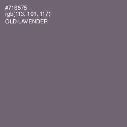 #716575 - Old Lavender Color Image