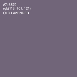 #716579 - Old Lavender Color Image