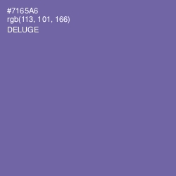 #7165A6 - Deluge Color Image